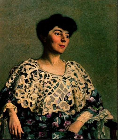 Marthe Mellot wife of Louis-Alfred Natanson 1906 by Felix Valloton (1865-1925)  Location TBD